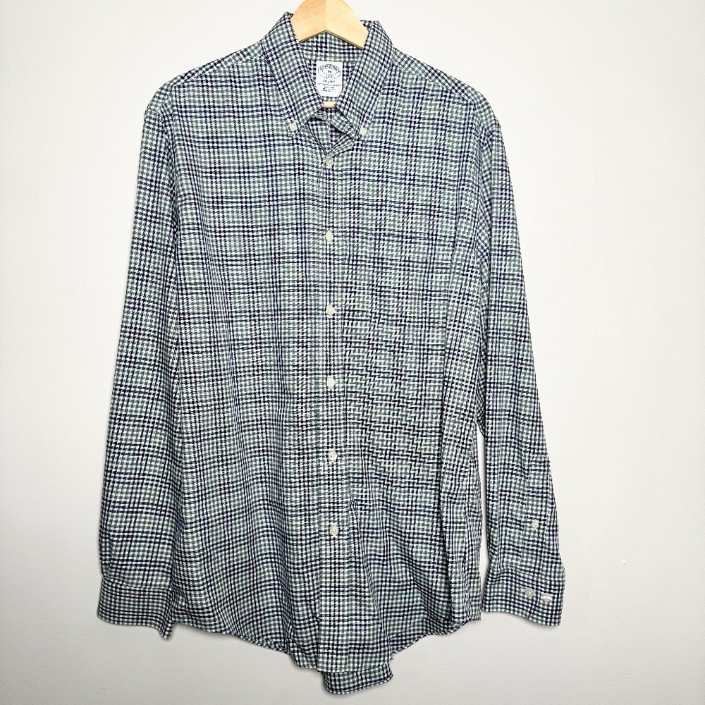 Brooks Brothers Original Polo® Button-Down Oxford Regent Dress Shirt Sz M